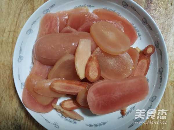 Sour Radish Konjac Duck recipe