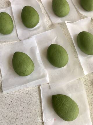 Matcha Rose Bean Paste Bag recipe