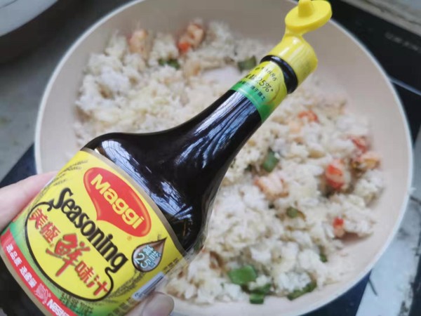 Fried Rice with Crayfish Mustard Salad Dressing recipe