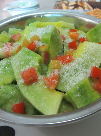 Sweet and Sour Cantaloupe