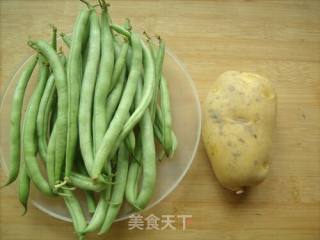 Fried Potatoes with Sword Beans recipe