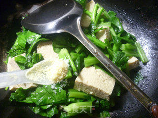 Frozen Tofu and Boiled Rapeseed recipe