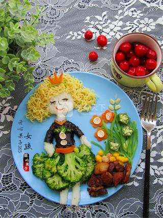 Creative Kids Meal for Curly Girl recipe
