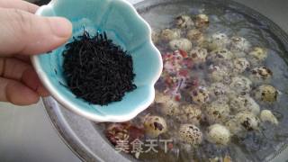 Spiced Tea Quail Eggs recipe