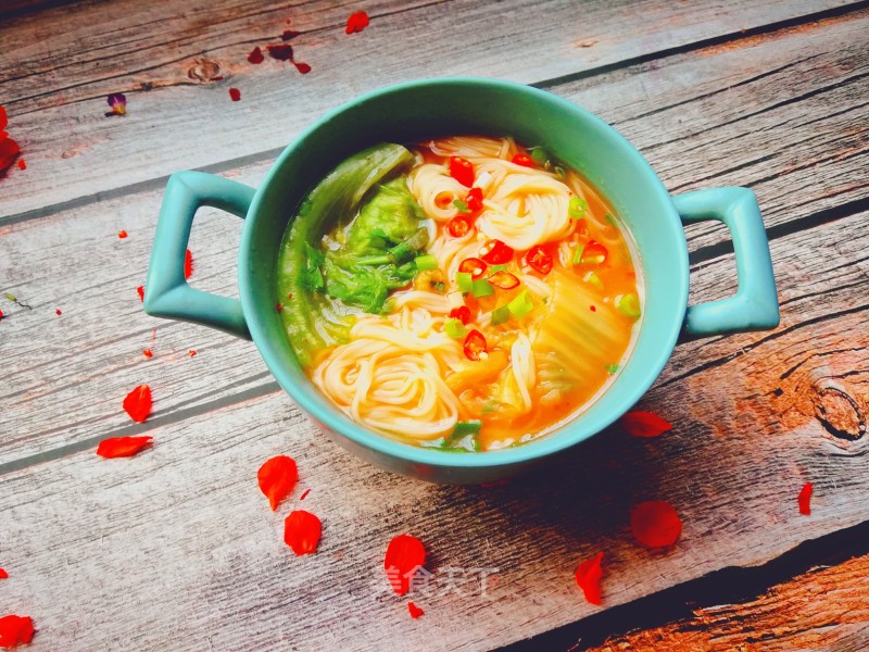 Kimchi Longxu Noodles recipe