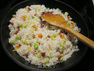 Iron Pot Sausage and Vegetable Rice--rice recipe