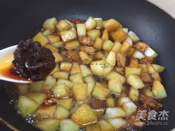 Roast Pork with Winter Melon Sauce recipe