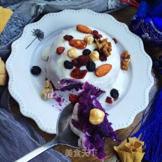 Yogurt and Purple Potato Mashed recipe