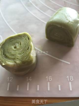 #aca烤明星大赛# Matcha Yolk Cake recipe