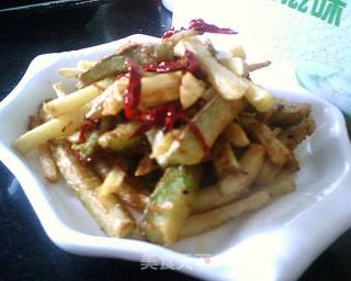 Dry Stir-fried Double Strips recipe