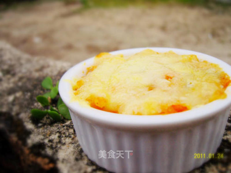 [baked Udon Noodles with Mashed Potatoes] recipe