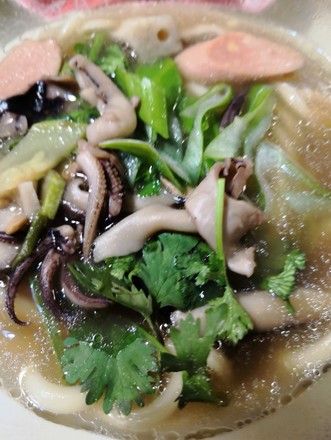 Seafood Noodles recipe