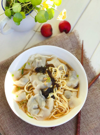 Shepherd's Purse Shrimp Wonton recipe