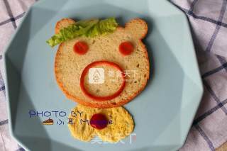 #aca Baking Star Contest# Little Xiong Guaiguai Toast recipe