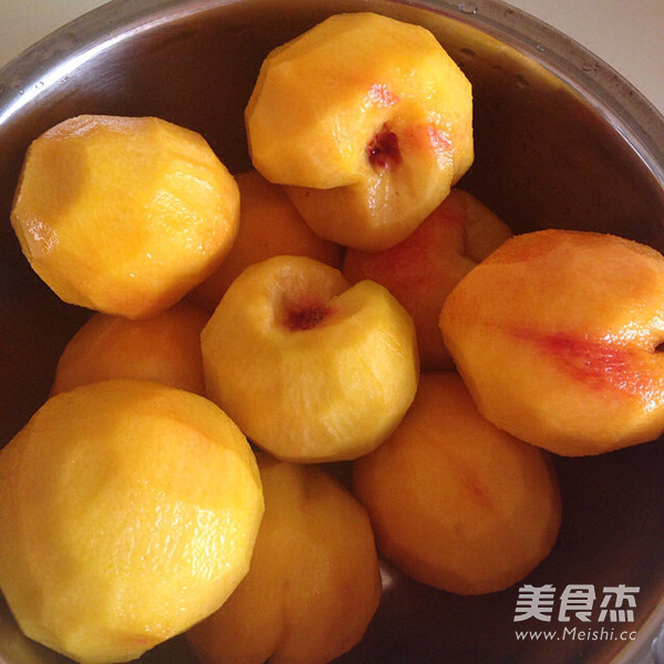 Canned Yellow Peach recipe