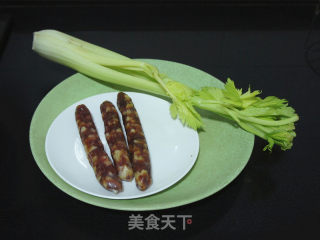Stir-fried Celery and Salami recipe