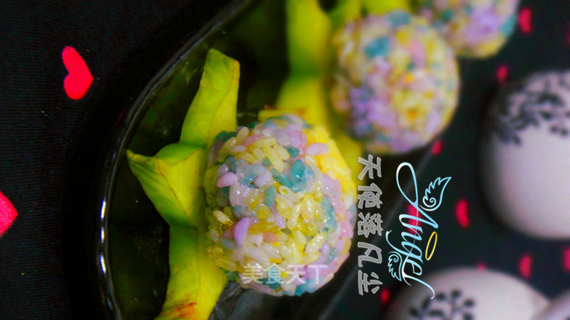 Nutritional Colored Rice Balls