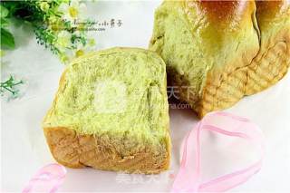 Hokkaido Toast with Barley Green Sauce recipe