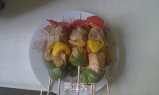 Colorful Meat Skewers recipe