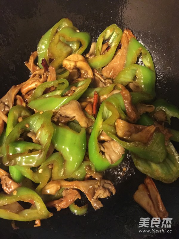 Stir-fried Eggplant with Hot Peppers recipe