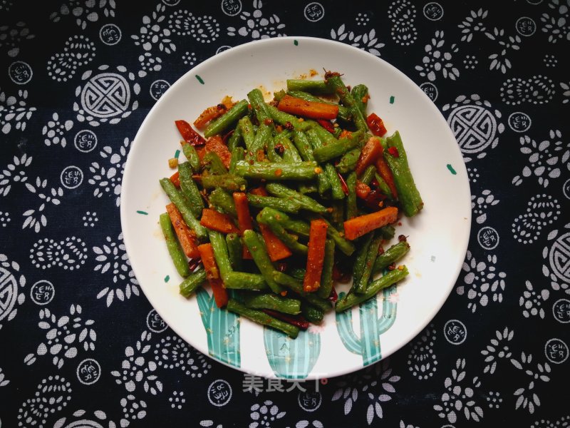 #团圆饭#stir-fried Sweet Potato and Long Beans recipe