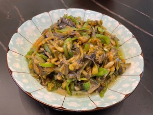 Pepper Eggplant Shreds recipe