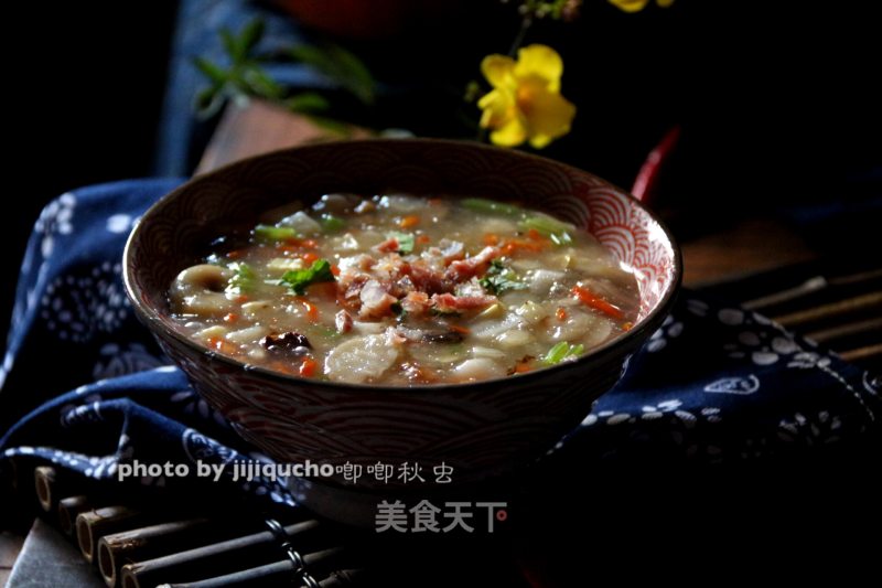 When You Come to Taizhou, You Must Eat this Bowl of Yuanxiao Soup-shanfen Paste recipe