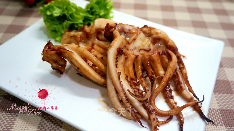 Air Fryer Grilled Squid Whiskers recipe