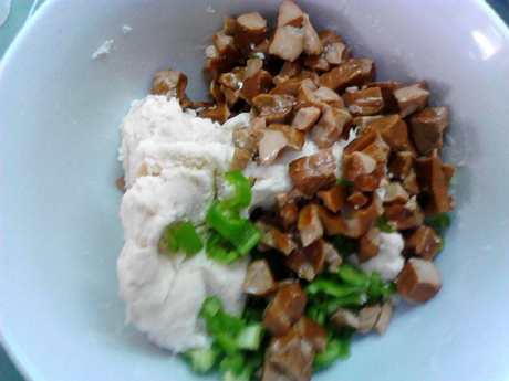 Green Pepper Tofu Scones recipe