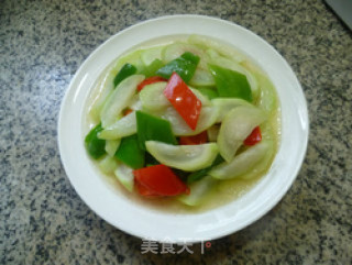 Double Pepper Stir-fried Night Blossom recipe