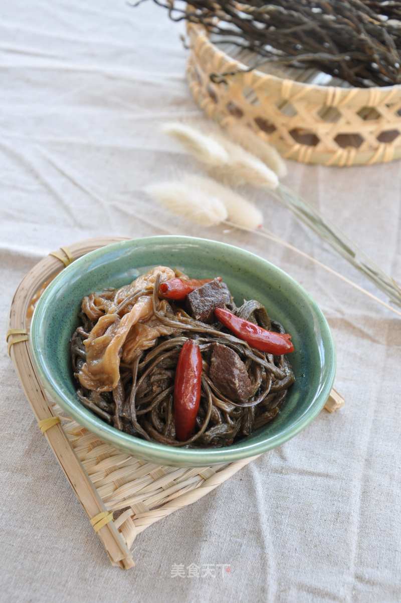 Northeast Sweet Potato Stem Pickles recipe