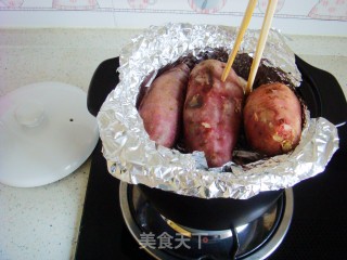 Black Le Casserole Roasted Sweet Potatoes recipe