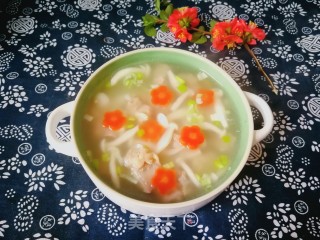 Stewed Pork Ribs with White Mushroom recipe