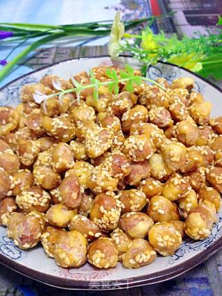 Sesame Peanut Crisp recipe