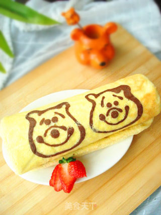 Winnie The Pooh Cake Roll recipe