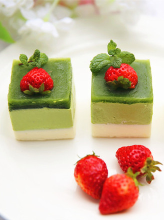 Matcha Mousse Cake recipe