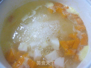 Sweet-scented Osmanthus Yam Pumpkin Soup recipe