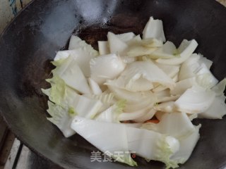 Stir-fried Chinese Cabbage Stem with Black Fungus recipe