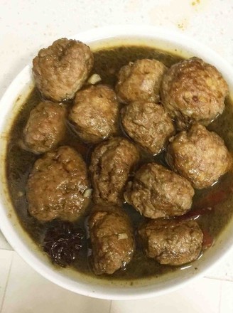 Meat Ball with Soy Sauce