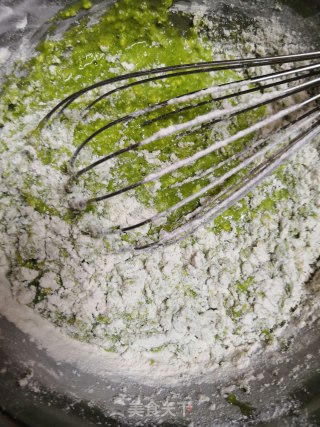 Spinach Chiffon Cake recipe
