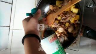 Stewed Chicken Skeleton with Potatoes recipe