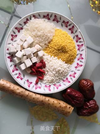 Regulate The Spleen and Stomach ~ Chinese Yam, Wolfberry and Red Date Rice Cereal recipe