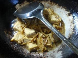 Braised Tofu with Bamboo Shoots recipe