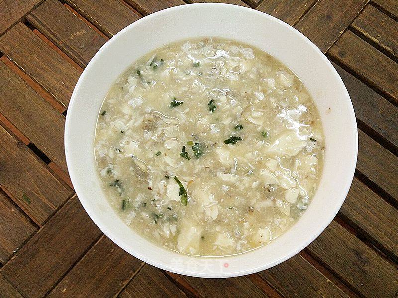 Rice Fish Tofu Soup recipe