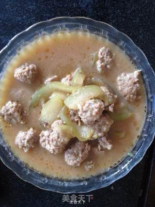 Meatballs Boiled Winter Melon recipe