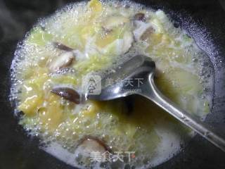 Corn Gnocchi with Mushrooms and Cabbage recipe