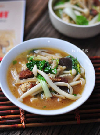 Braised Pork Noodles with Meat recipe