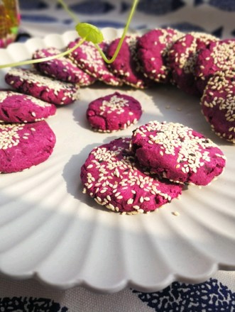 Purple Sweet Potato Glutinous Rice Cake recipe