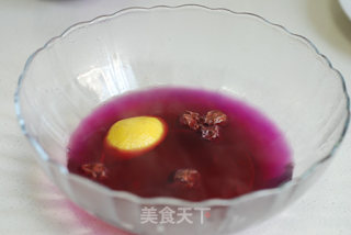 Purple Cabbage Lotus Root Slices recipe