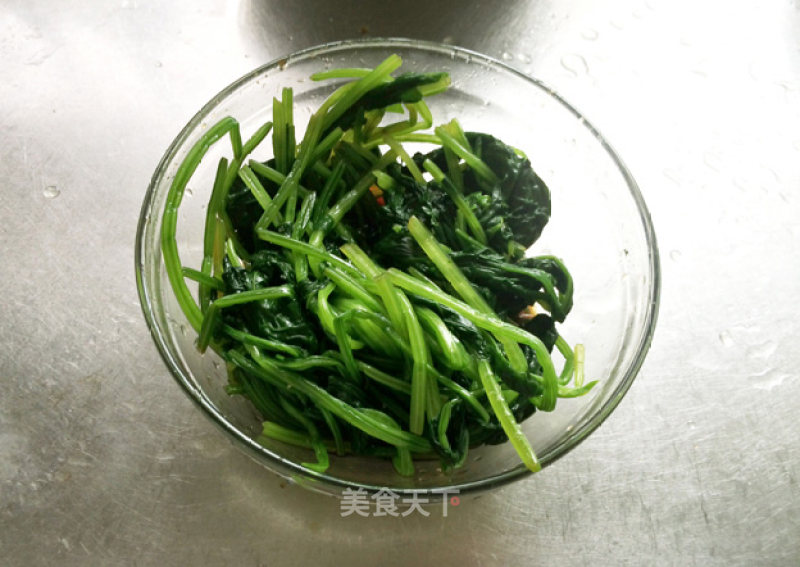 Cold Spinach---the First Choice for Weight-loss Meals and Blood-enriching Meals recipe